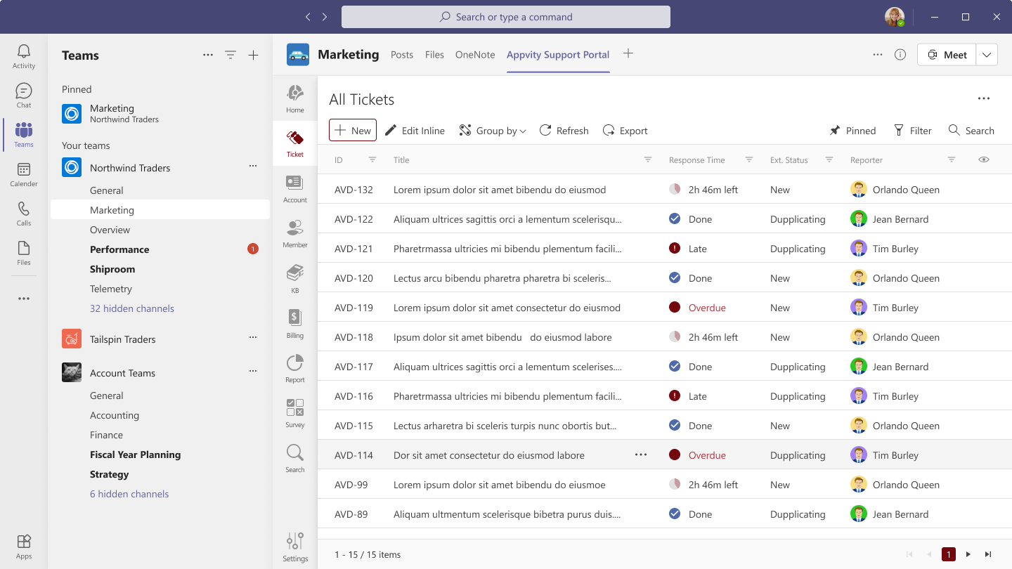 Create new ticket in eHelpdesk