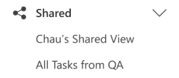 eTask Task Shared View