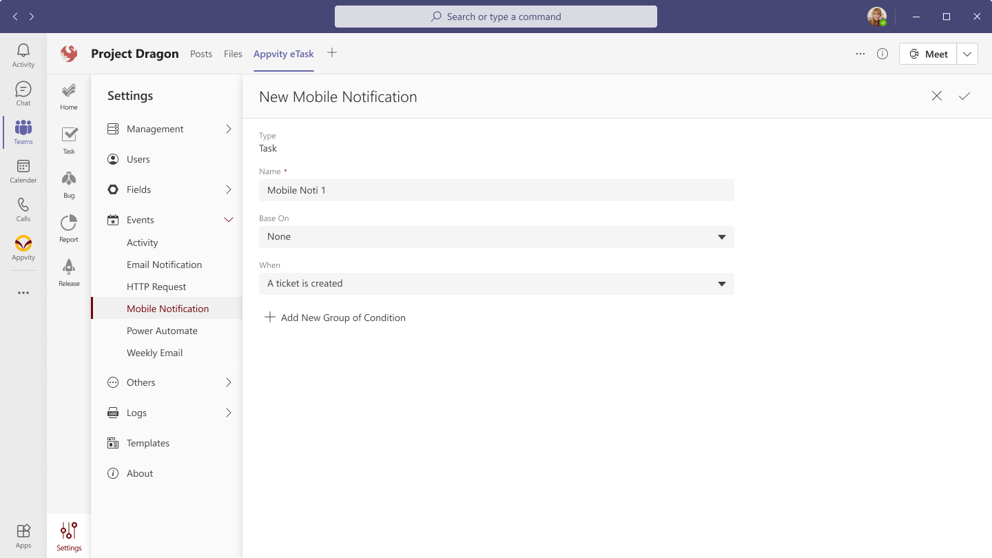 eTask Mobile Application