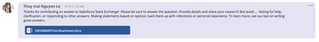 eTask Comment