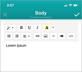 eTask Mobile App