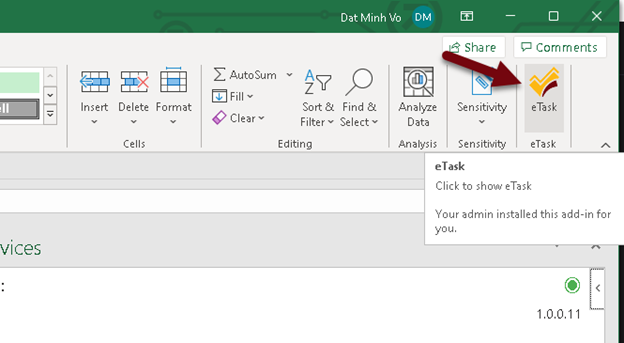 eTask Excel Sync